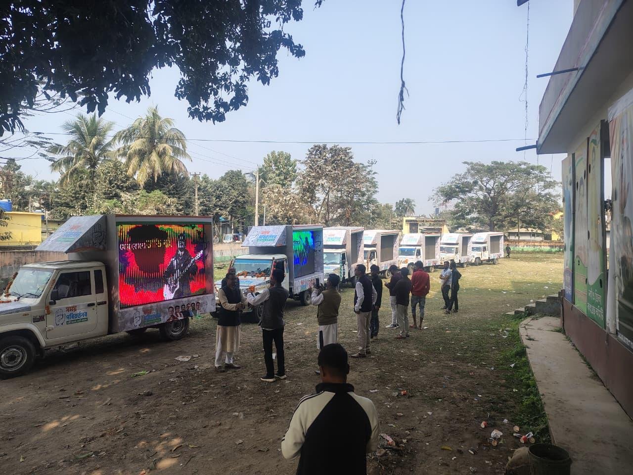 INC LED van fleet Rajasthan
